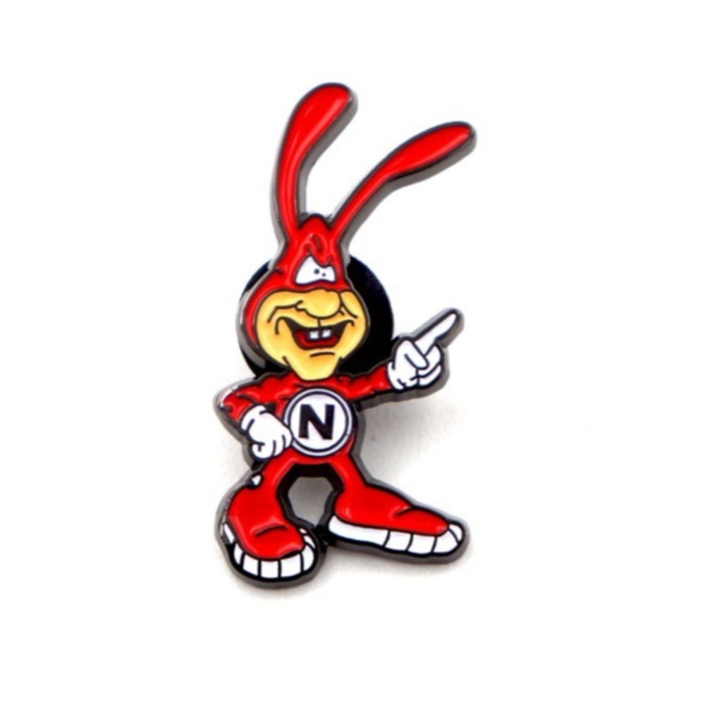The Noid Enamel Pin Retro Nostalgia Accessory Domino's Pizza 1980s 80s‎